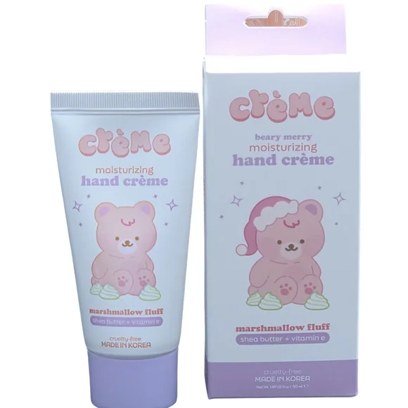 The Crème Shop Moisturizing Hand Cream Marshmellow Fluff -VitaminE & Shea Butter - Picture 2 of 5